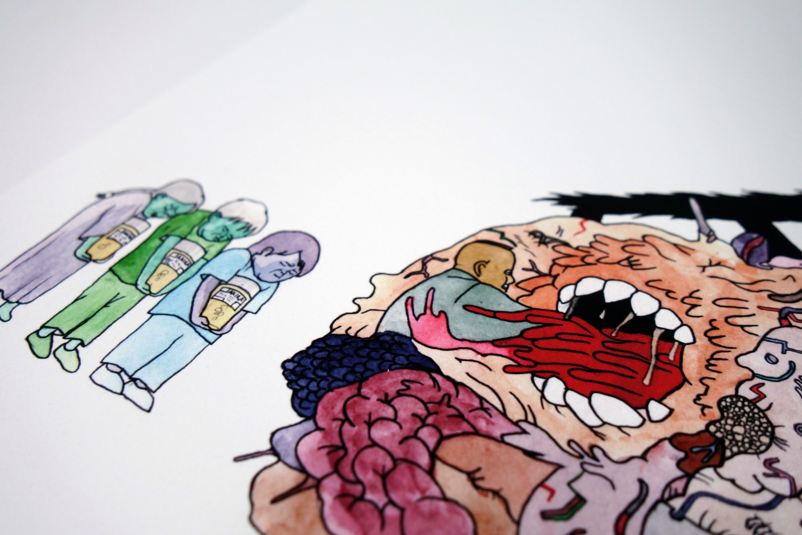 AKIRA Nativity - Limited edition giclee print
