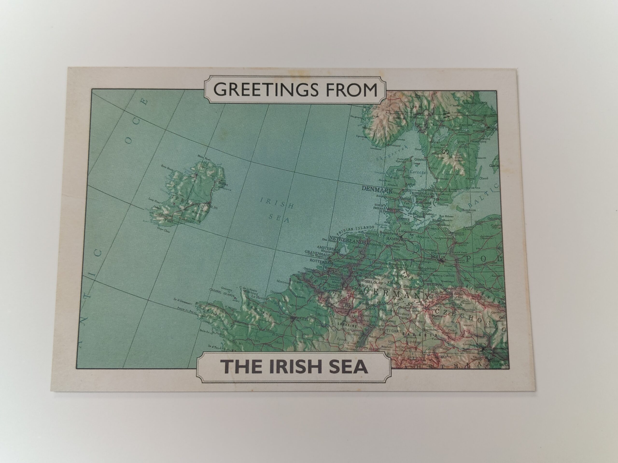 Greetings from the Irish Sea - Postcard