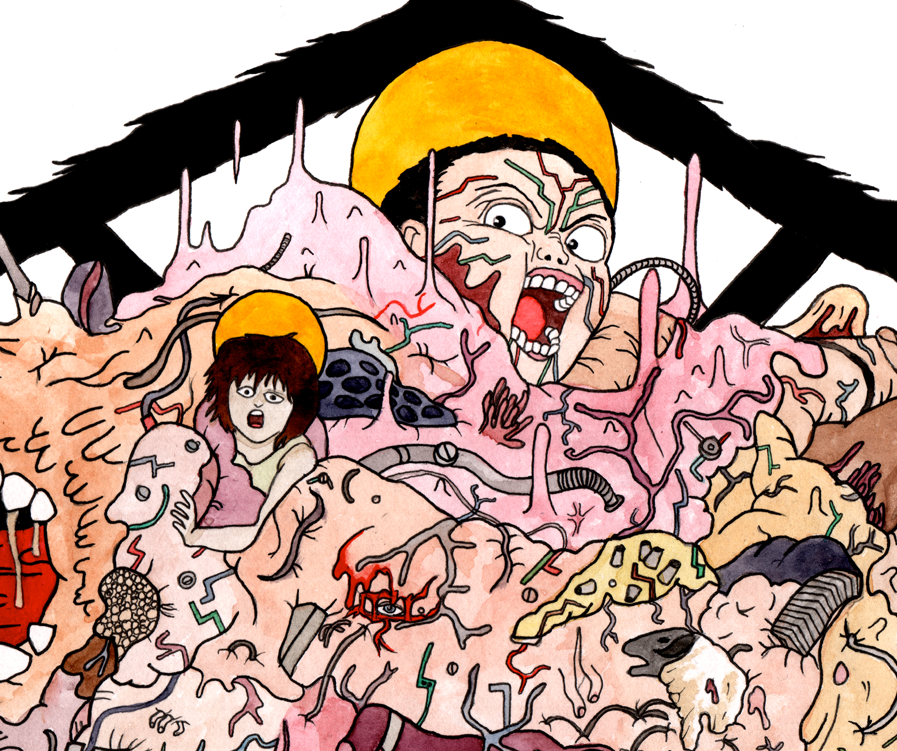AKIRA Nativity - Limited edition giclee print