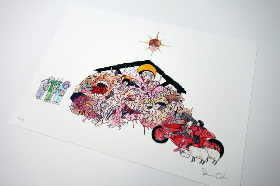 AKIRA Nativity - Limited edition giclee print