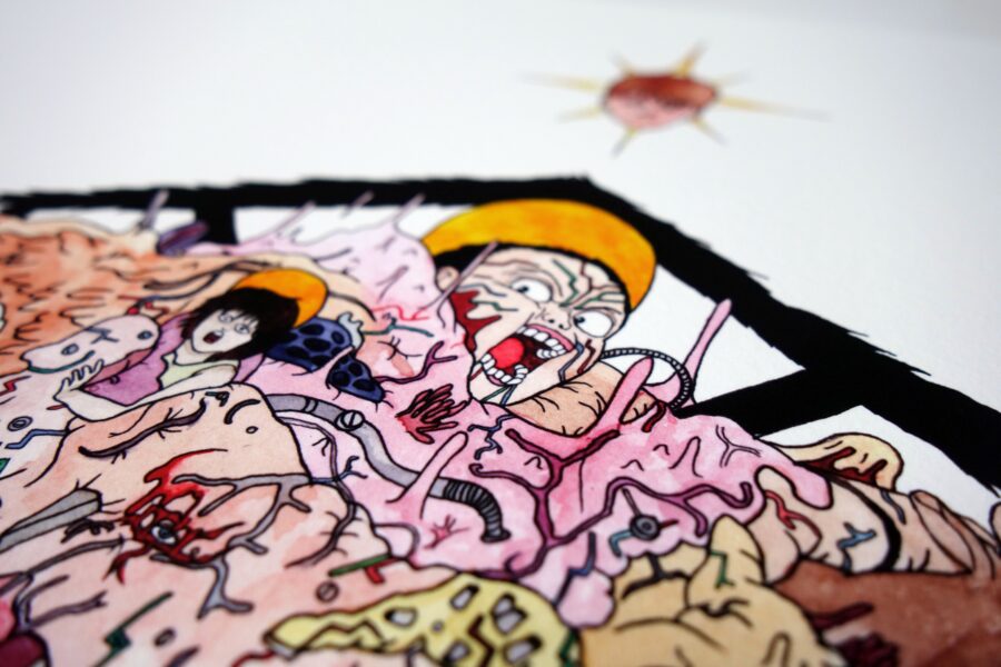 AKIRA Nativity - Limited edition giclee print