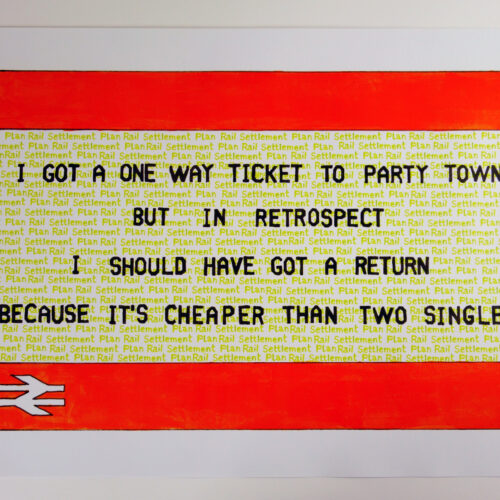 images Party Town A2 Poster