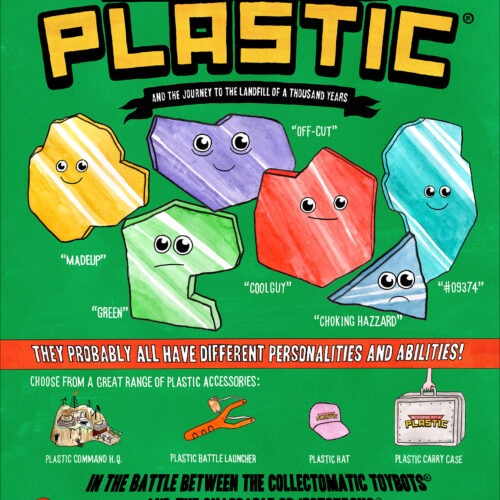 images Multicoloured Bits of Plastic - Poster