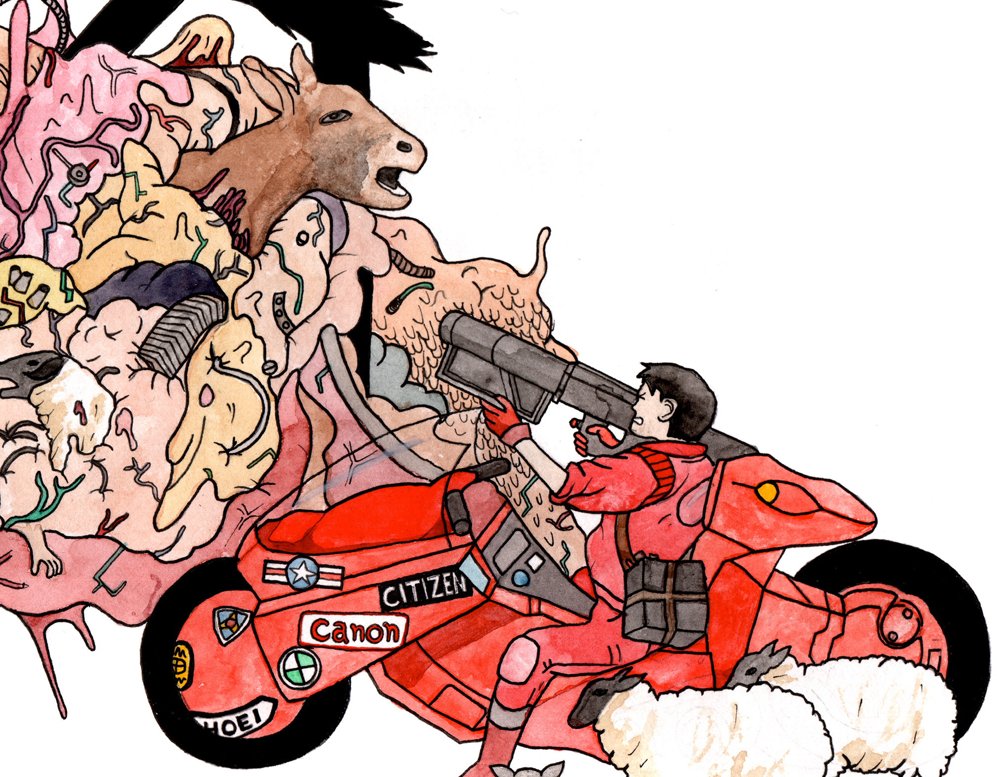 AKIRA Nativity - Limited edition giclee print