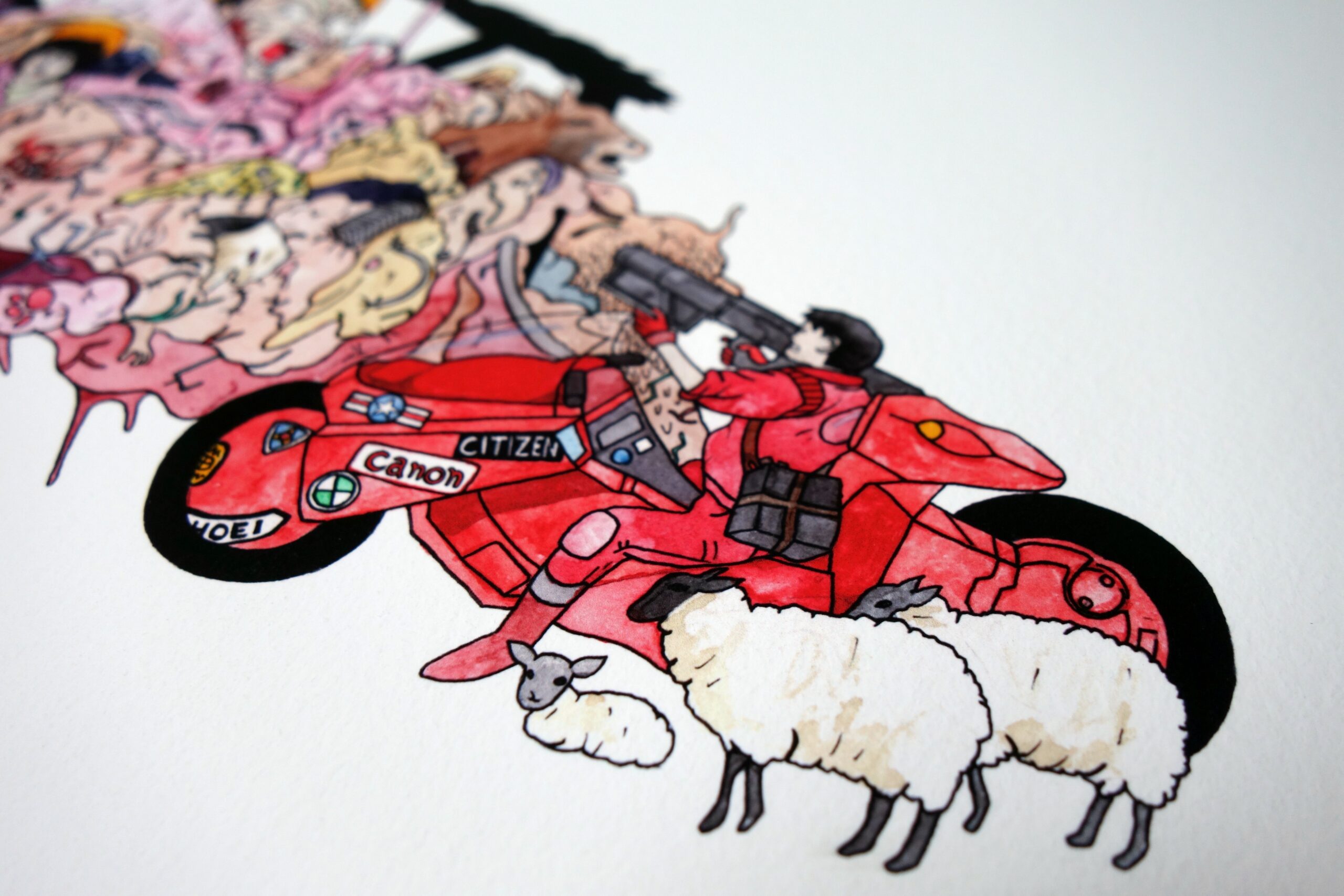 AKIRA Nativity - Limited edition giclee print