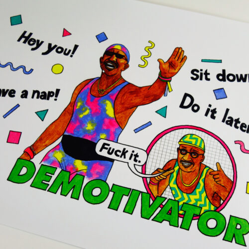 Mr Demotivator A2 Poster